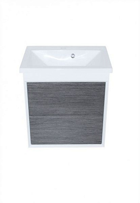 Тумба ХАСТ Niceконсольна зумивальникомBianco55сіра