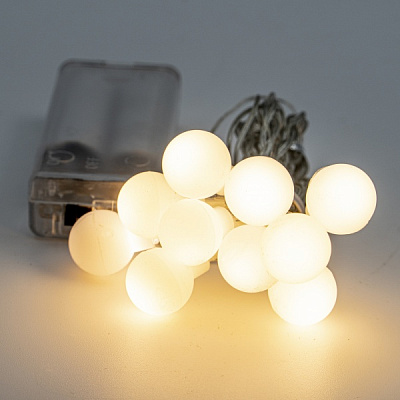 Декоративная гирлянда Altalusse (INL-2705B-10 Warm) встроенный светодиод (LED) 10 ламп 1,5 м 