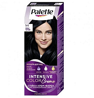 Крем-фарба для волосся Palette Intensive Color Creme (Інтенсивний колір) 1-1 (C1) синьо-чорний 110 мл