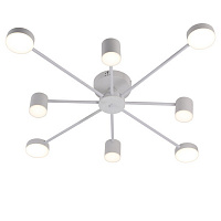 Люстра світлодіодна Victoria Lighting з пультом д/к 77 Вт білий Otis/PL8 white 