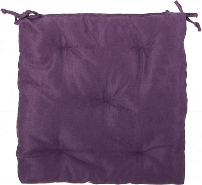 Подушка на стілець Велмарт 40х40х3 см фіолетовий