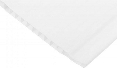 Панель ПВХ сніжно-біла 8x100x3000 мм (0,3 кв.м)