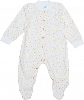 Комбінезон унісекс Minikin 0040180 р.80 салатовий із помаранчевим