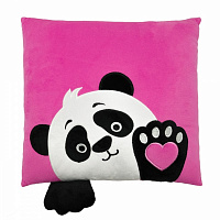 Подушка декоративна Tigres Панда LOVE 10 см рожевий ПД-0462