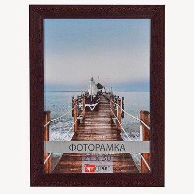 Рамка для фото Арт-Сервіс ЭА-01008 21х30 см коричневый/бордовый 