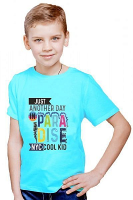 Футболка для мальчиков KOSTA 0107-1 р.98-104 голубой 