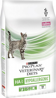 Корм для кошек с пищевыми аллергиями Pro Plan Veterinary Diets HA Hypoallergenic 1,3 кг
