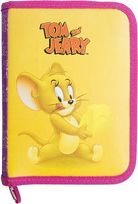 Пенал Tom and Jerry TJ02360 Cool For School жовтиймалиновий