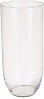 Ваза стеклянная Теамо цилиндр узкий снизу 35 см прозрачный 
