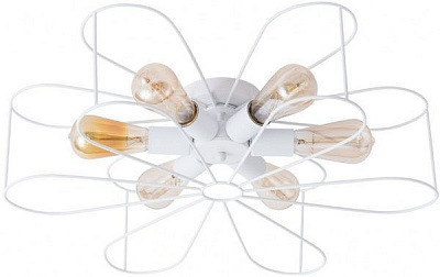 Люстра потолочная Arte Lamp Camomilla A6049PL-6WH 6x40 Вт E27 белый 