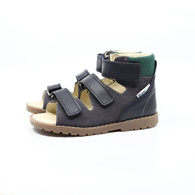 Сандалі ортопедичні MRUGALA р.24 сірий 1199-78