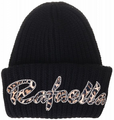 Шапка для девочек Pompona р.1 черный 20 Z P 15 