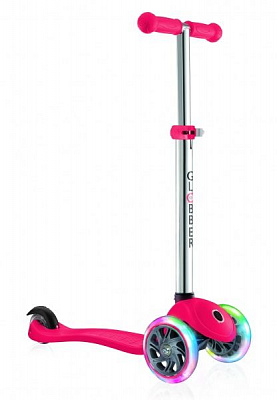 Самокат Globber Primo Lights розовый 423-110-3 
