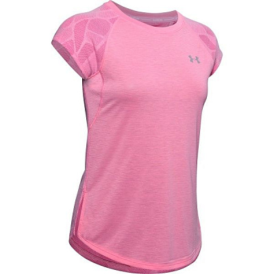 Футболка Under Armour UA W Streaker 2.0 Shift Short Sleeve 1350070-691 XS рожевий