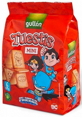 Печиво Gullon Печиво GULLON Tuestis mini DC superfriends 200 г