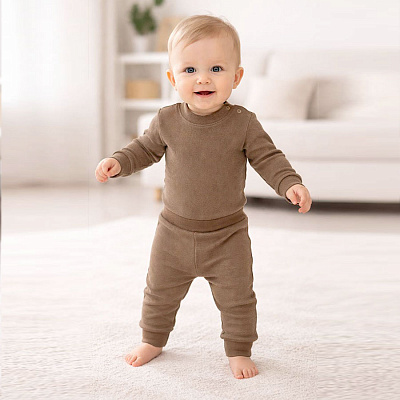 Комплект дитячого одягу Blanka коричневий р.74-80 110915