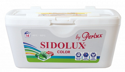 Капсулы для машинной стирки SIDOLUX BY PERLUX COLOR 14 шт. 