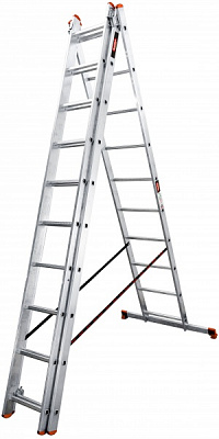 Драбина 3-секційна універсальна BauGut Meister 3T 3х10