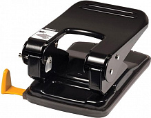 Дырокол SOZ с линейкой 50 листов черный SCHOLZ