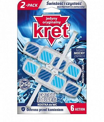 Туалетный блок Kret Marine Fresh 2х40 г 