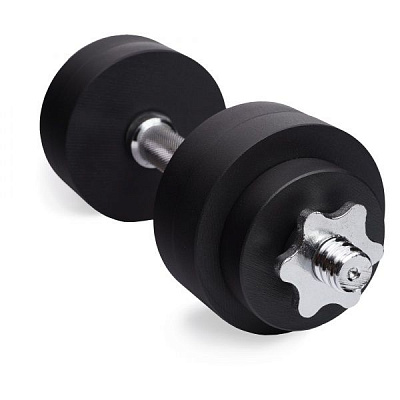 Гантель UP! (Underprice) набірна 11 кг чорний