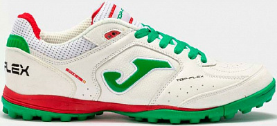 Сороконожки Joma TOP FLEX 2202 BLANCO VERDE TURF TOPS2202TF р.45 белый