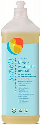 Гель для машинной и ручной стирки Sonett для шерсти и шелка 1 л