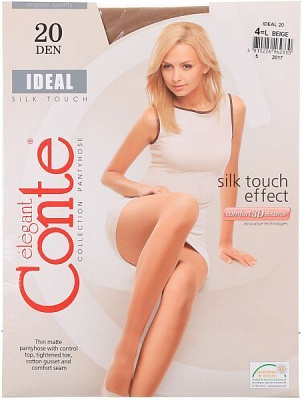 Колготки Conte IDEAL 20 den Beige р. 4 бежевий