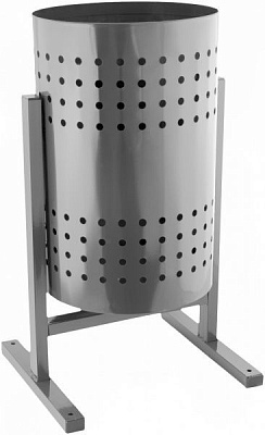 Урна кругла 20 л сірий