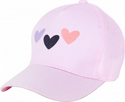 Кепка для дівчаток YO! р.46-50 світло-рожевий CZD-0633G