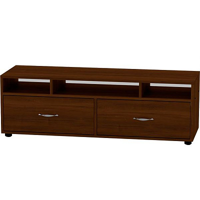 Тумба под телевизор Компанит Плазма орех