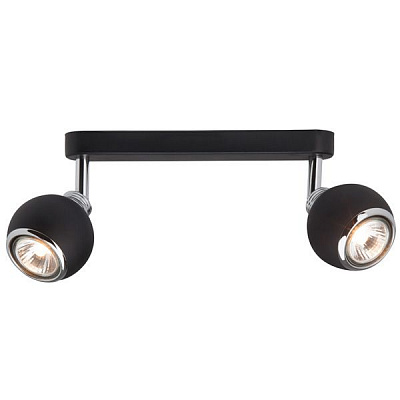 Спот Ina 230V 2х28Вт GU10 черный