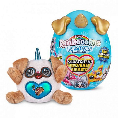 Мягкая игрушка Zuru Rainbocorn-E Puppycorn Surprise Puggy 10 см 9237E