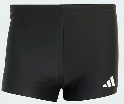 Плавки Adidas 3S BLD BOXER BLACK/WHITE JN6533 р.ML чорний