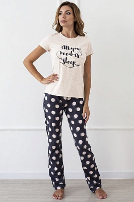 Піжама жіноча Roksana Vetch 767/16009 р. S рожева пудра