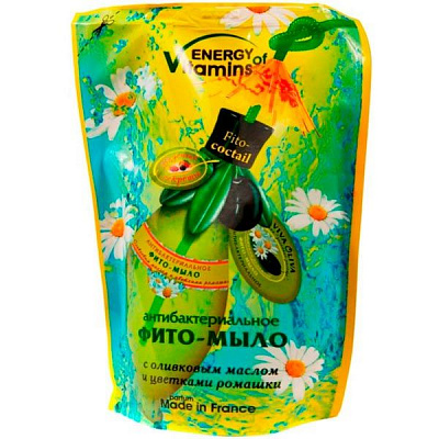 Антибактеріальне рідке мило Energy of Vitamins 450 мл