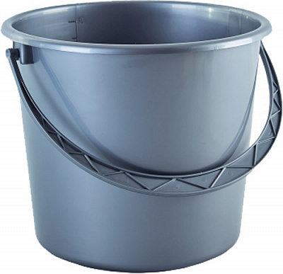 Ведро обычное Алеана 122014 14 л серый