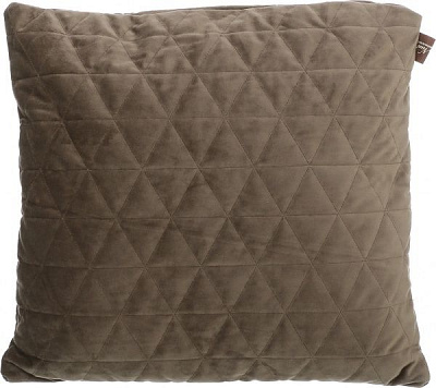 Подушка декоративная Velvet Ромбы 45x45 см шоколадный La Nuit 