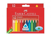 Карандаши цветные восковые 12 шт. 90 мм 120010 Faber-Castell