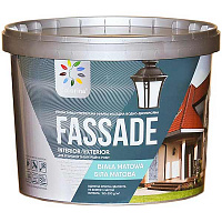 Краска фасадная акриловая водоэмульсионная COLORINA FASSADE мат 1,4кг 