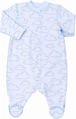 Комбинезон унисекс Bembi КБ4 р.56 голубой 