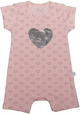 Песочник Фламинго сердечки р.62 персиковый 151-423-3 