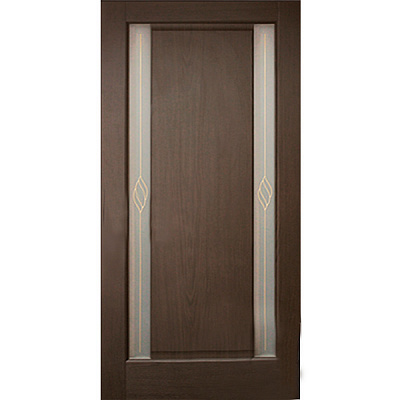 Двері полотно ОМіС Венера 60 см венге димчатий зі склом