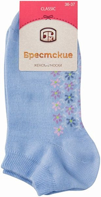 Шкарпетки БЧК CLASSIC 019 р. 23 світло-блакитний