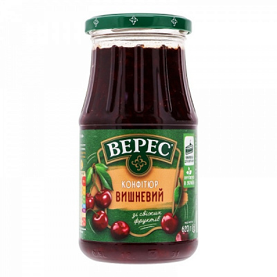 Конфитюр Верес вишневый 620 г