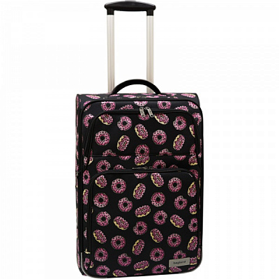 Валіза Bagland Леон 51 л чорний суб.988 (37666244)