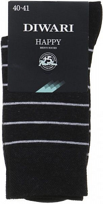 Носки Conte HAPPY 15С-23СП 046 р. 25 черный с серым 