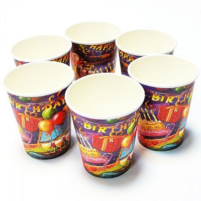 Стакан бумажный Party House 6 шт.(4822621792487)