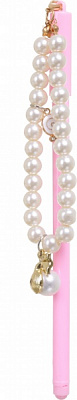Ручка гелевая Жемчужное ожерелье розовая 