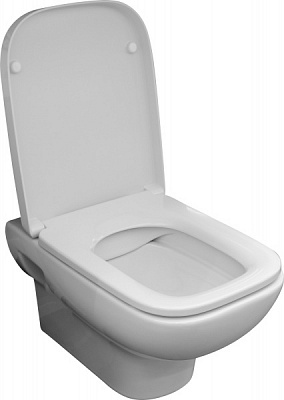 Унитаз подвесной Ideal Standard I.Life Square Rimless T471701 с сиденьем T453001